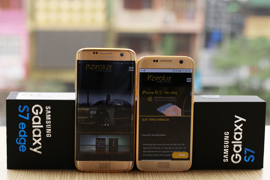 Samsung S7 Золотой
