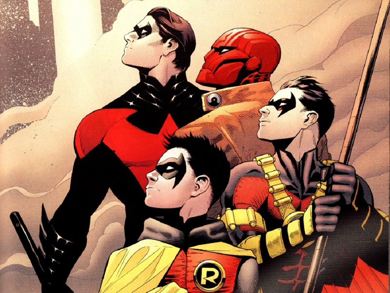The four main Robins from his 75-year history