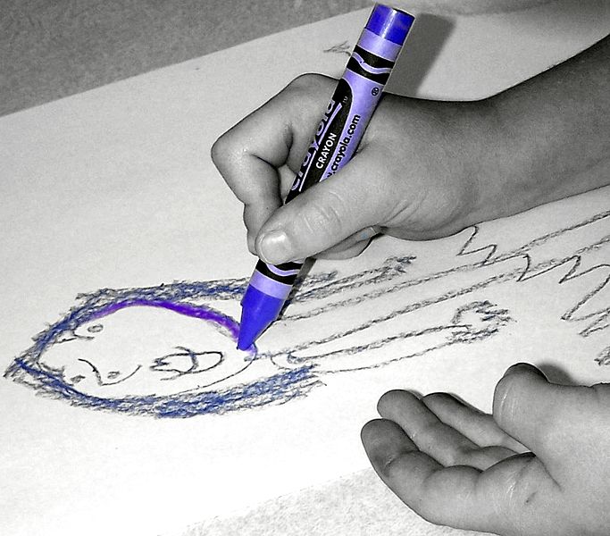 Child drawing