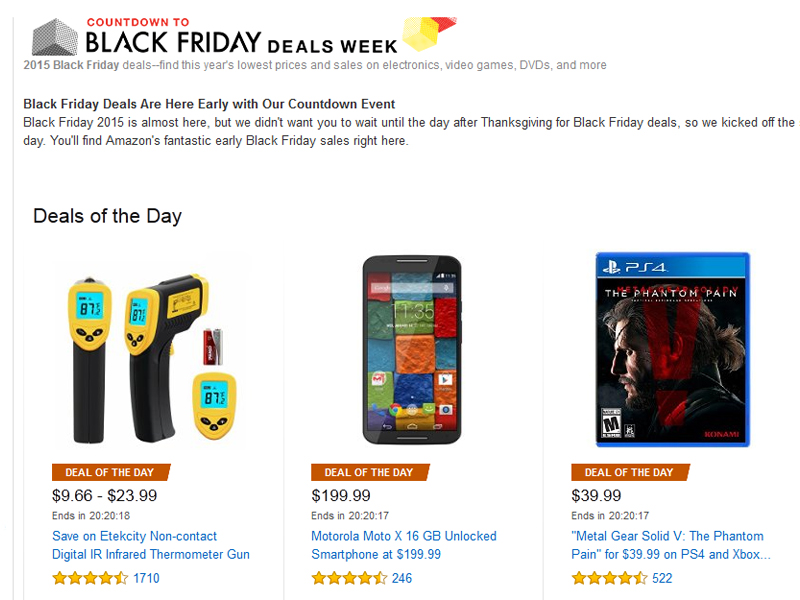Amazon Deals Black Friday