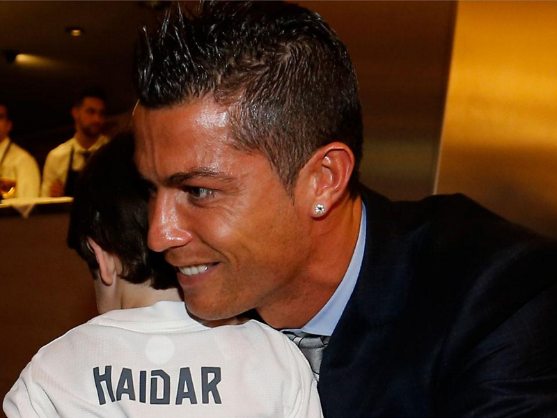 Haidar Meets Ronaldo