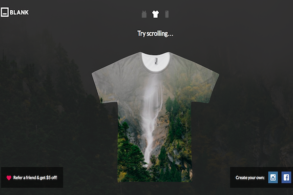 Wear Your Favorite Instagram Photo On Your Shirt By Using The Printing Platform Blank 