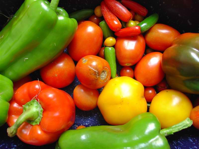 Colorful vegetables are good for health
