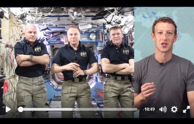 Facebook Live at ISS