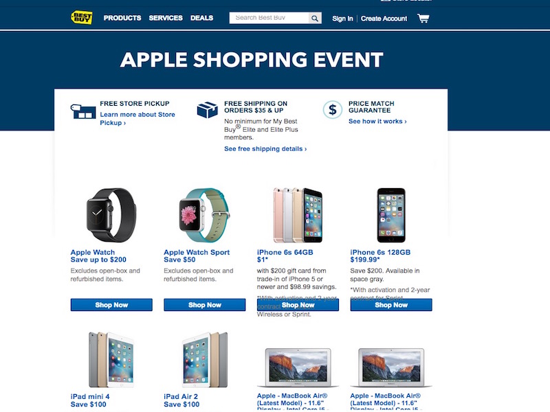 Best Buy Apple Father's Day Sale