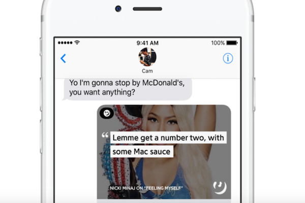 Use Song Lyrics To Perfectly Text Back With New Genius iMessage App For iOS 10