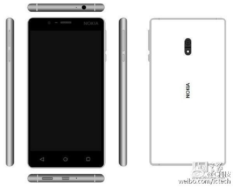 Nokia D1C Leaked Render - White