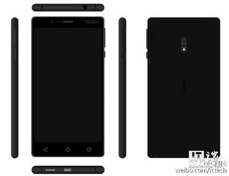 Nokia D1C Leaked Render - Black