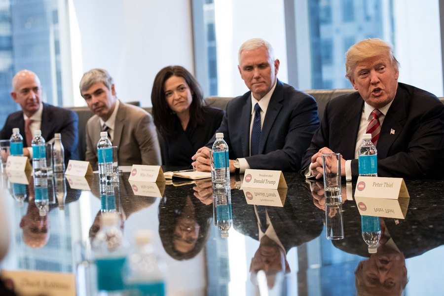 Donald Trump Summit With Technology Industry Leaders