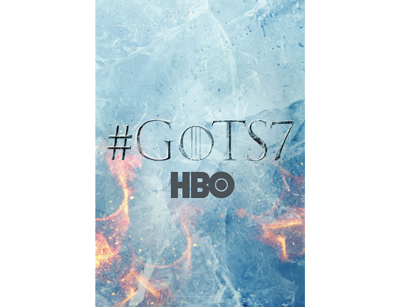 The teaser poster for the seventh season of Game of Thrones