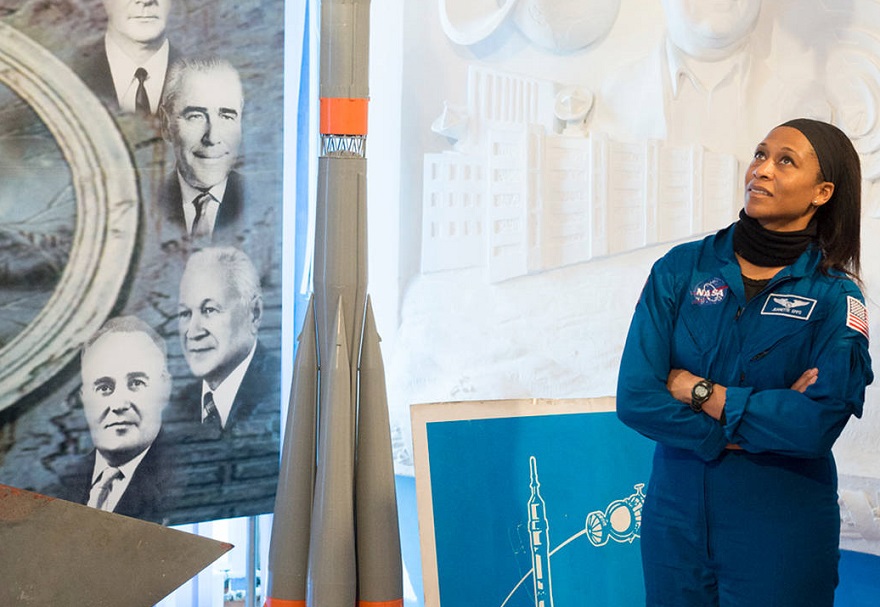 Female Astronaut Jeanette Epps In Kazakhstan's Baikonur Cosmodrome