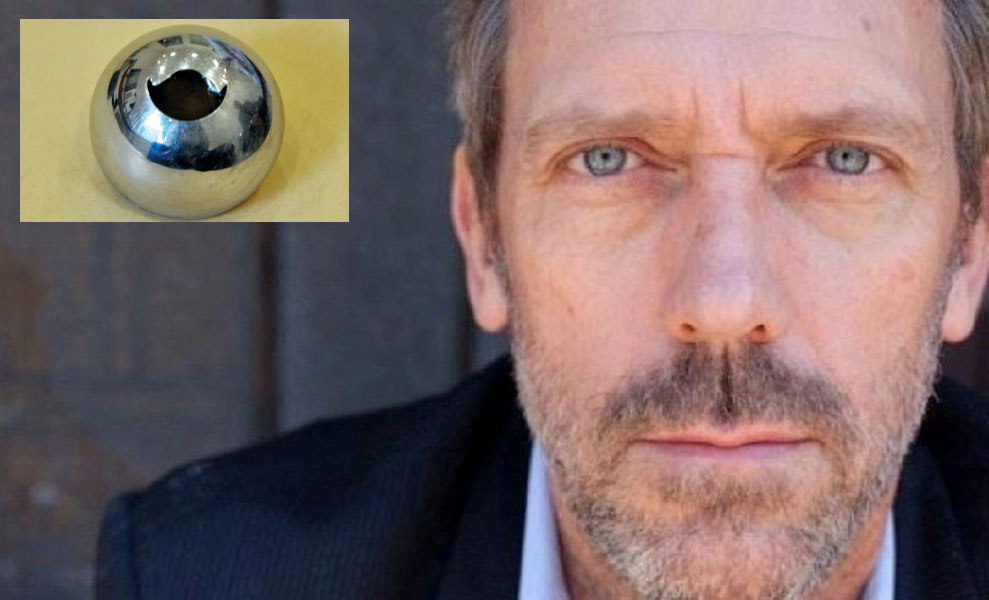 Dr. Gregory House played by Hugh Laurie