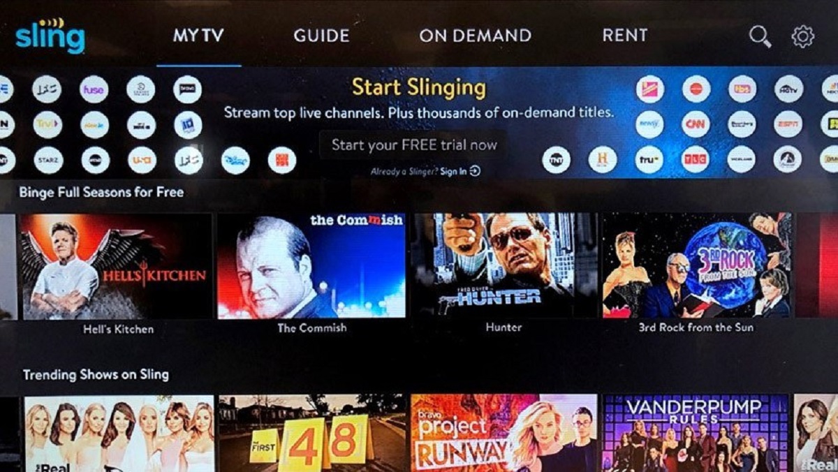 Sling TV Free Experience