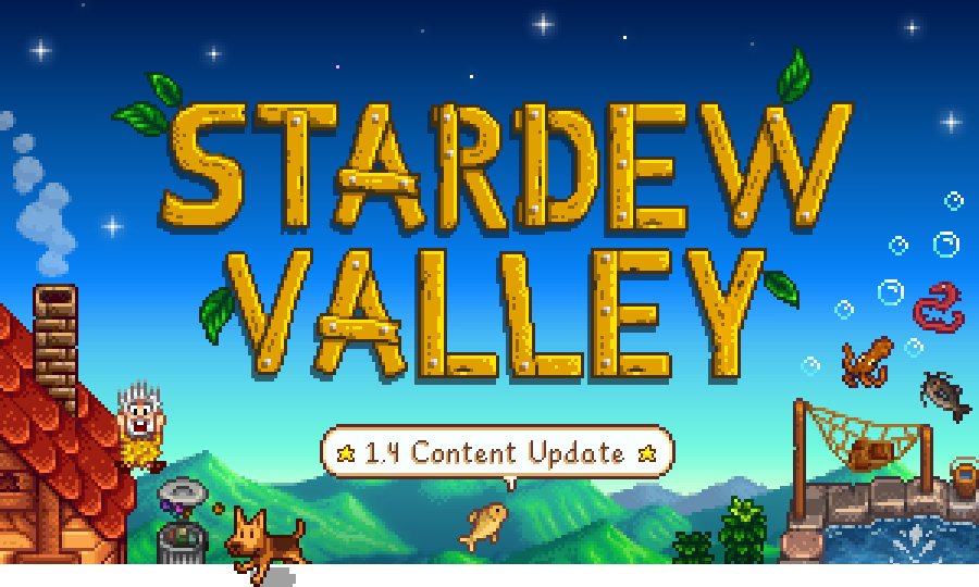 Update 1.4 for Stardew Valley is coming out on PC this November 26.