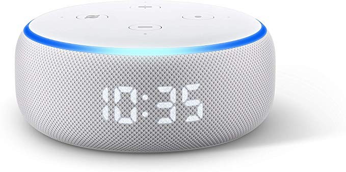 All-New 3rd Gen Echo Dot Smart Speaker With Clock and Alexa (in Sandstone) 