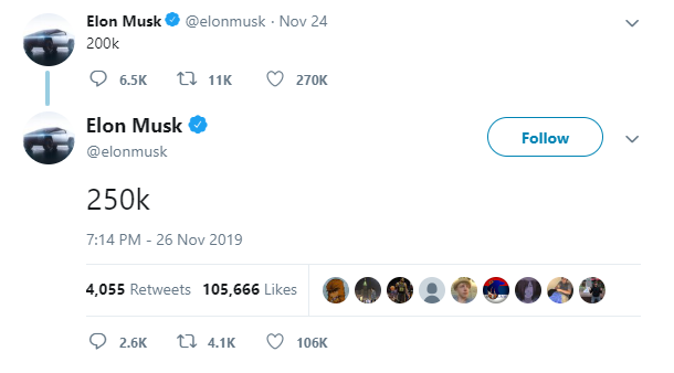 Elon Musk's Twitter update