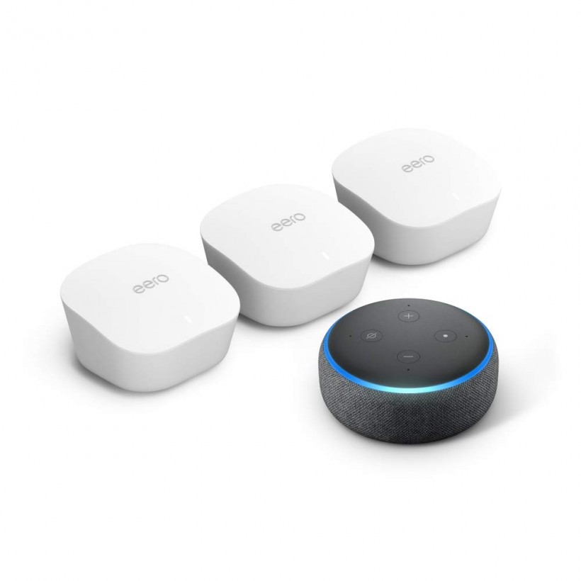 Amazon Eero mesh Wi-Fi system (3-pack) with free Echo Dot