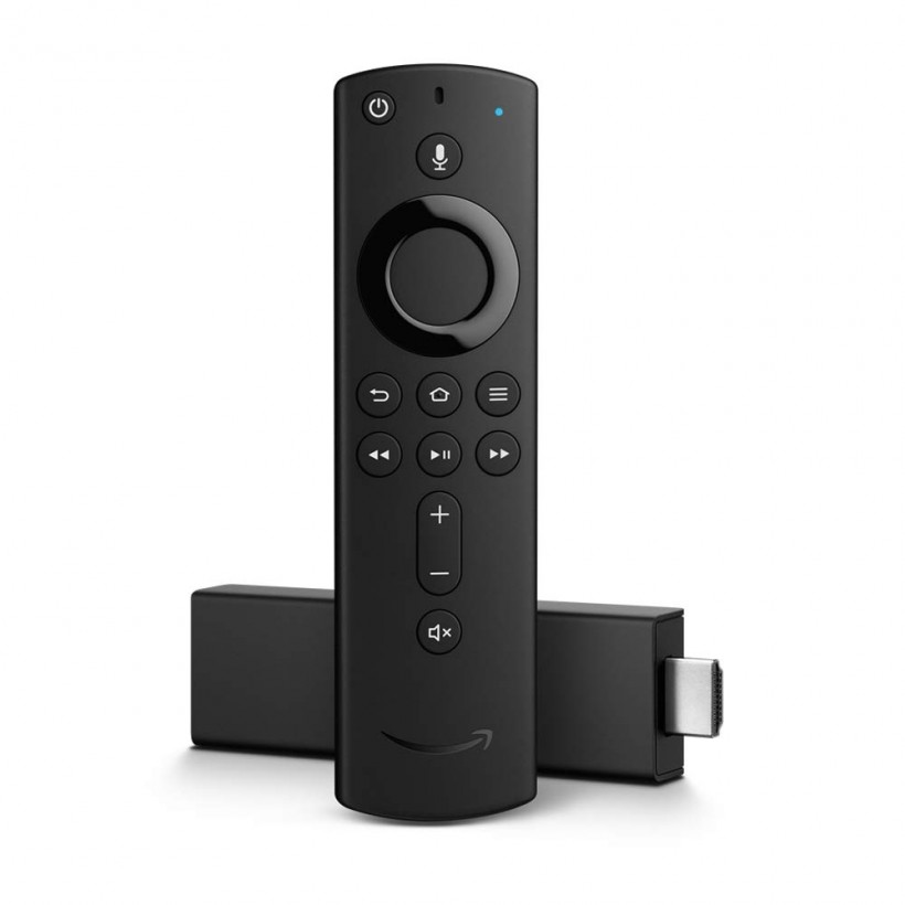 An Alexa-Enabled Fire TV Stick 4K Streaming Device 