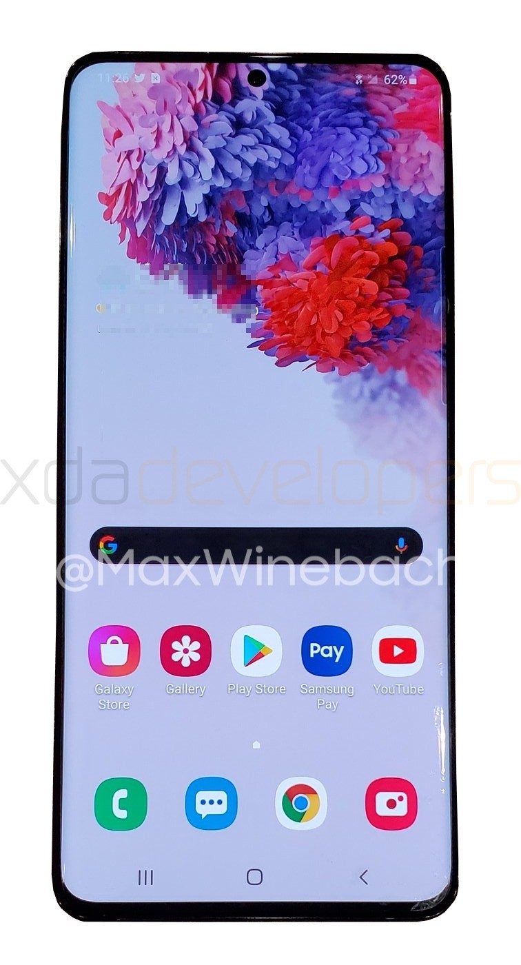 Samsung Galaxy S20+ Leaked Images Show 4 Cameras, Microphone Hole, and 5G Connectivity 