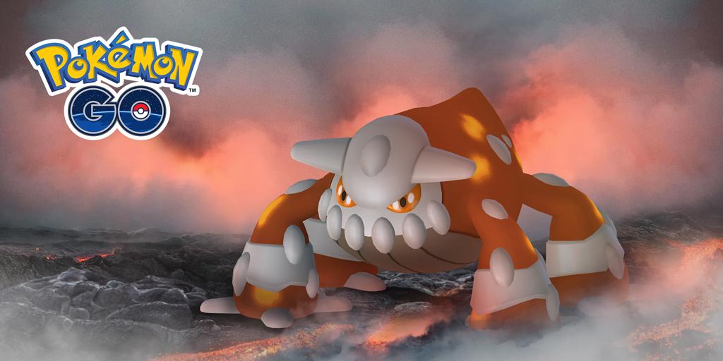The Legendary Pokemon Heatran Is In Raid Battles For a Limited Time Only