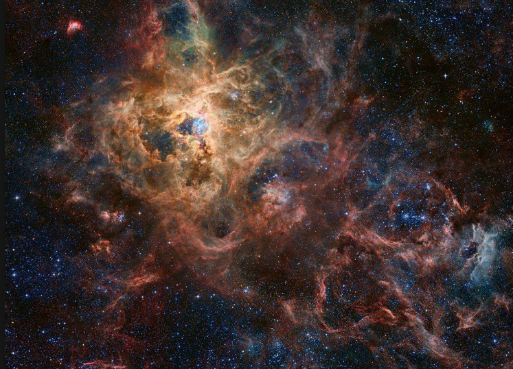 The Spitzer Space Telescope from NASA Brings Back Stunning Images of Tarantula Nebula