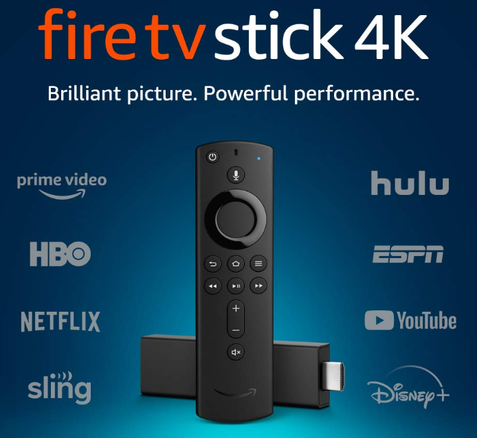 Fire TV Stick 4K streaming device with Alexa built in, Ultra HD, Dolby Vision, includes the Alexa Voice Remote