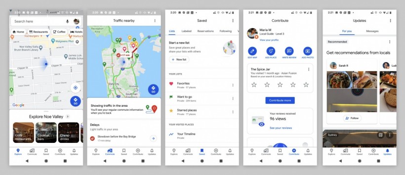 Updated Google Map app
