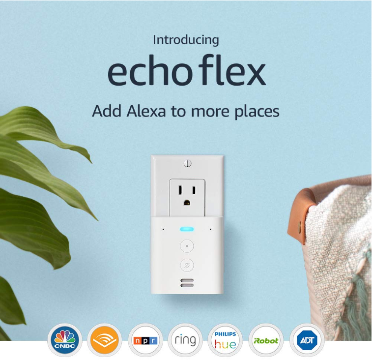  Introducing Echo Flex - Plug-in mini smart speaker with Alexa