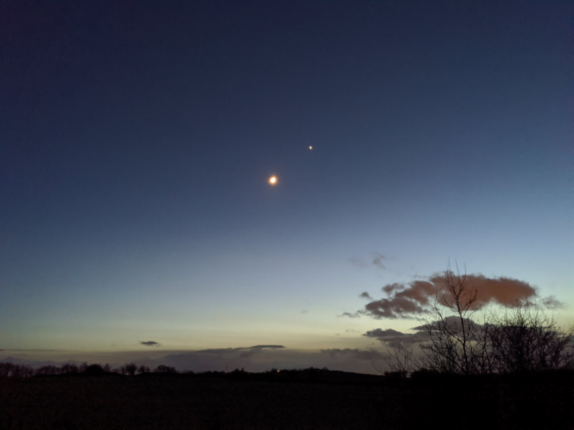 Moon and Venus 3