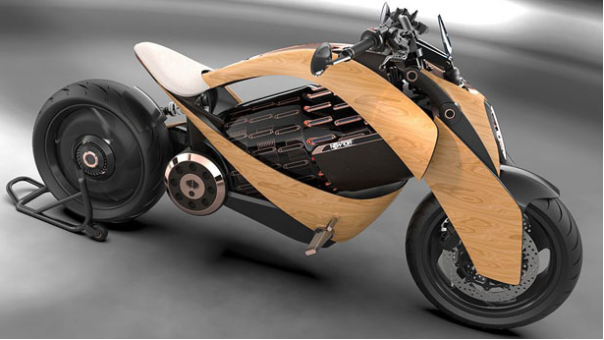 Electric Wooden Motorcycle