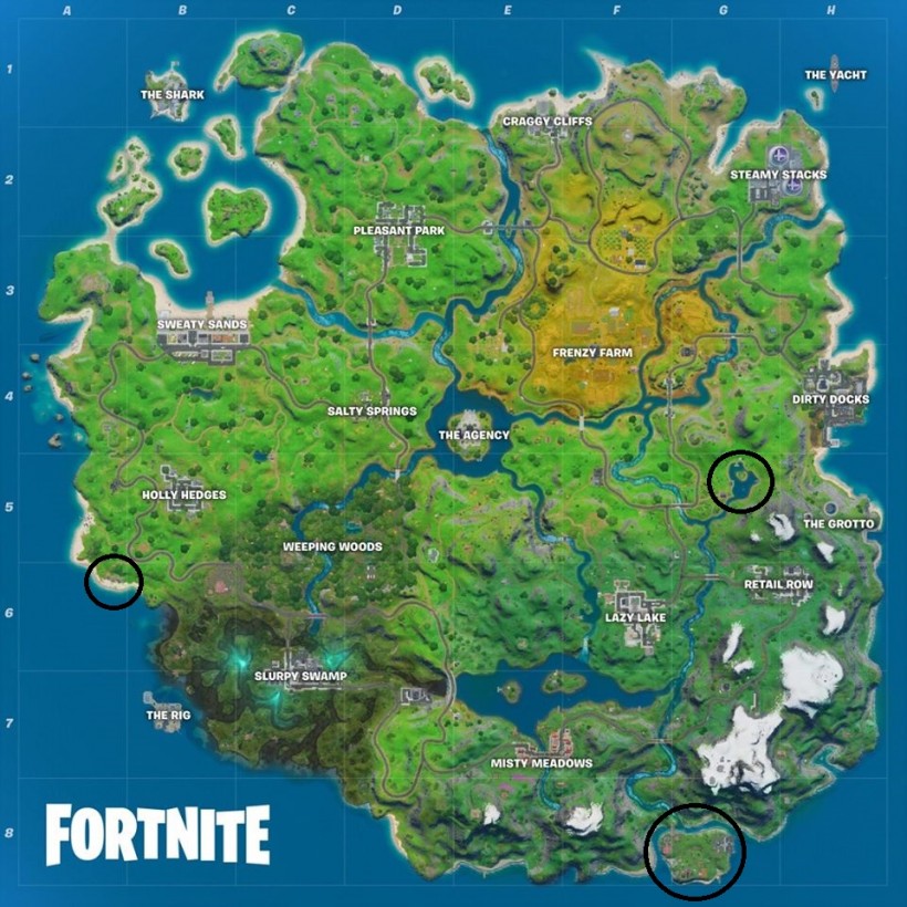 Fortnite Meowscles Mischief Part 2 Guide: Locations of Lake Canoe, Camp Cod, Rainbow Rentals and the Dog Houses