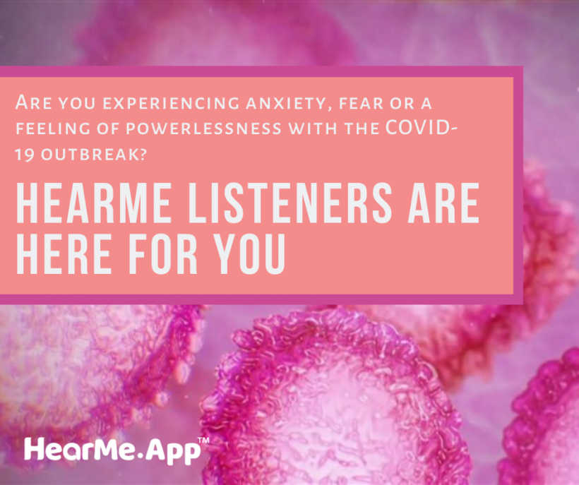 Combat Loneliness and Coronavirus Anxiety Through HearMe App