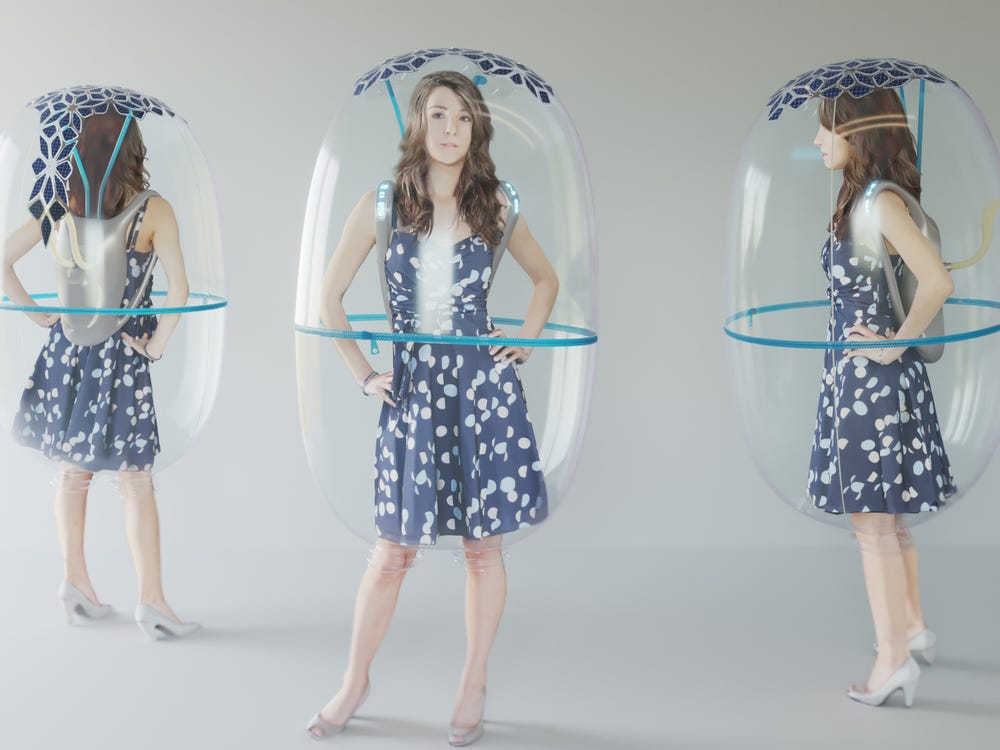 DesignLibero anti-coronavirus inflatable bubble shield