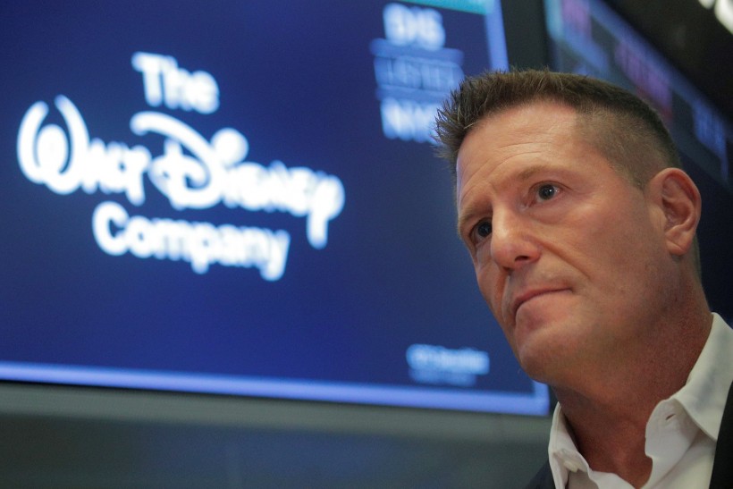  Kevin Mayer, Disney's head of direct-to-consumer division, on the floor at the NYSE in New York