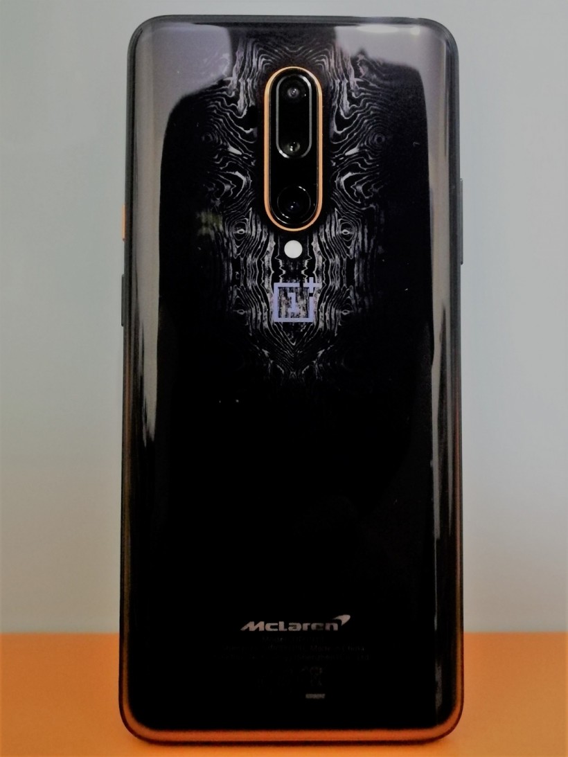 Back of OnePlus 7T Pro McLaren Edition