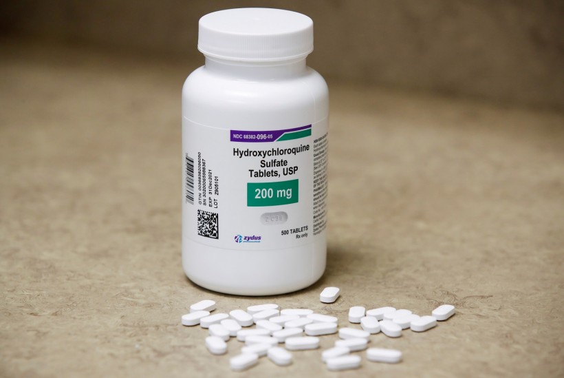The drug hydroxychloroquine, pushed by U.S. President Donald Trump and others in recent months as a possible treatment to people infected with the coronavirus disease (COVID-19), is displayed in Provo Source: REUTERS