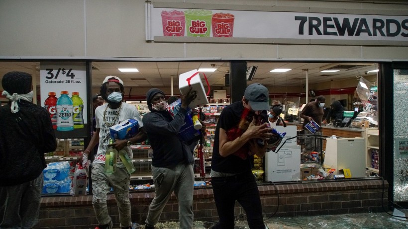 looting amid protests
