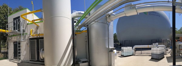 ETW Energietechnik supplies the biomethane upgrading technology for a 45 km biogas grid