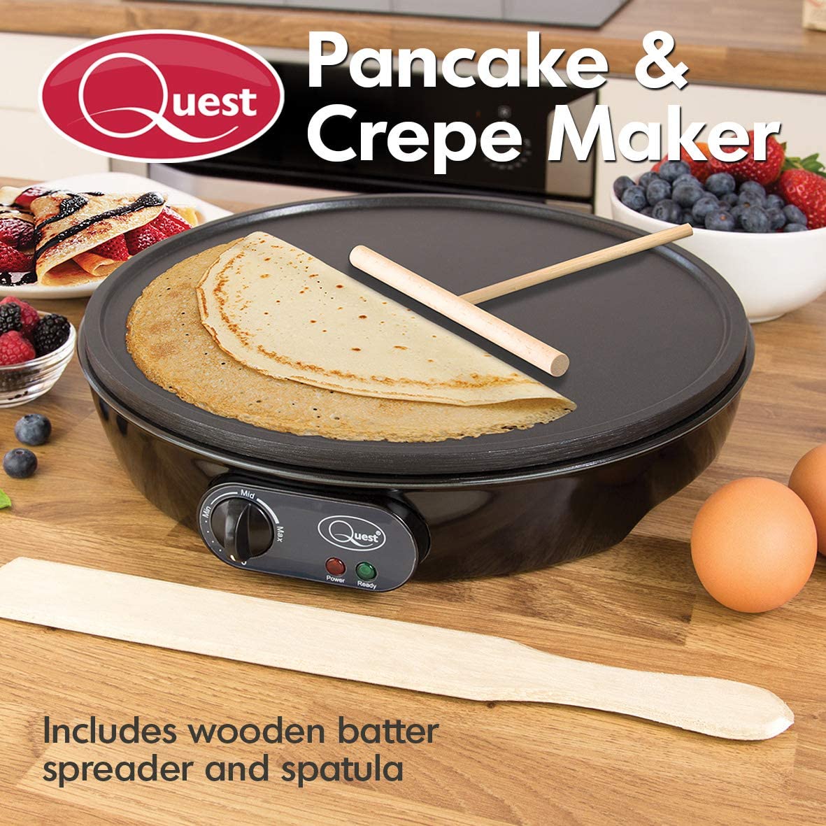 Pancake & Crepe Spreader, Wooden