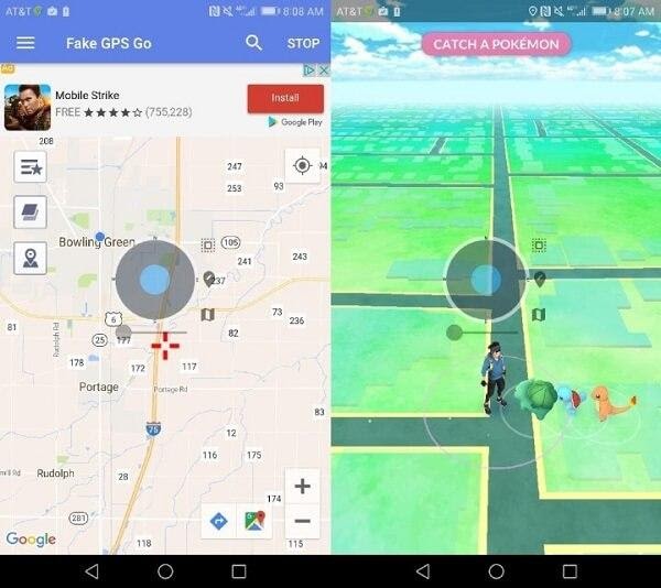 gps routes spoofing not working with pokemon go
