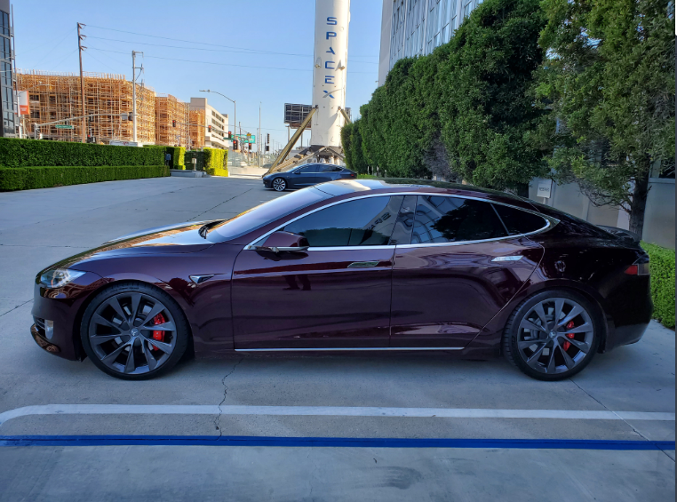 Tesla Model S Crimson Red