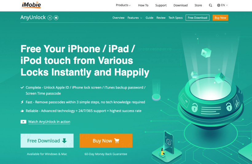 Free Your iPhone / iPad / iPod touch from Various Locks Instantly and Happily