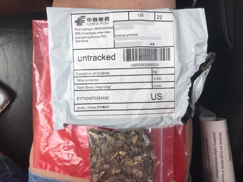 mysterious seeds package identified