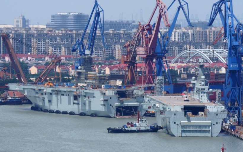 Leaked Photos of China's New Type-075 Warship Show It Began Sea Trials