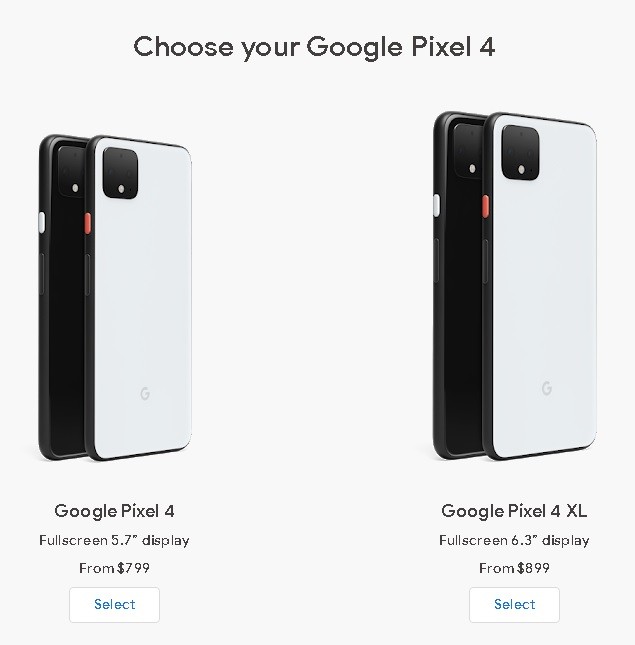Google Says Pixel 4 and 4 XL 