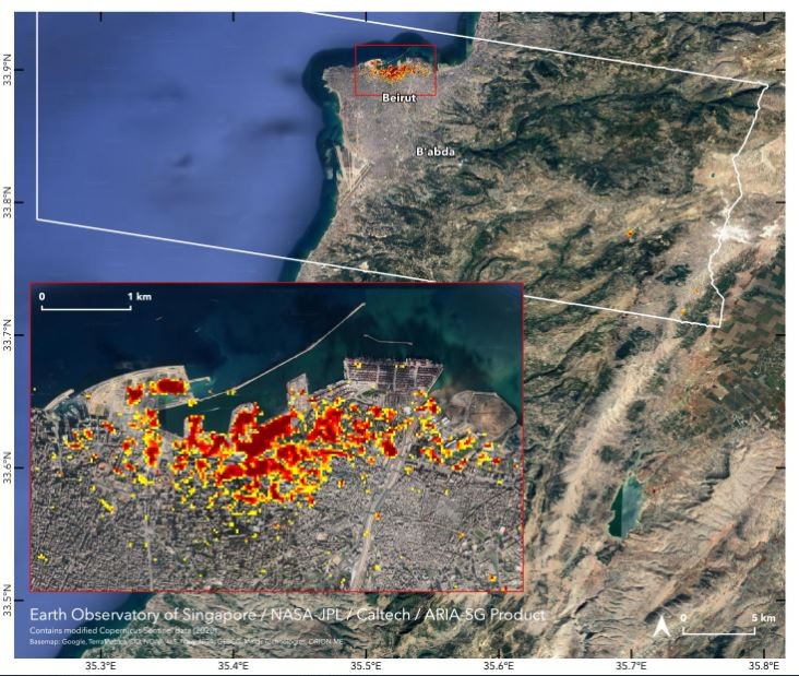 NASA Released a Satellite Image of Beirut Explosion, Revealing How Much Damage It Caused