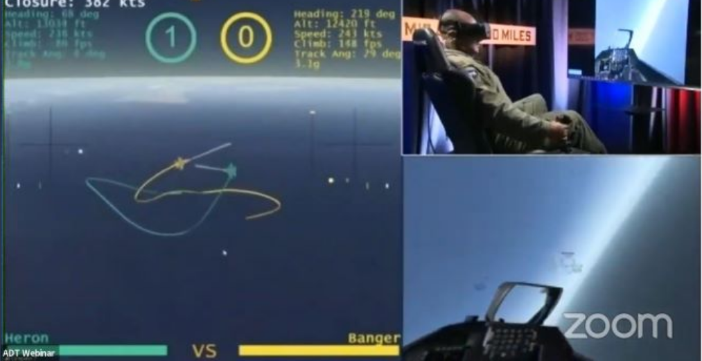 Heron System's AI Won The Shootout Against Human Pilot in AlphaDogfight Trial's Final Round