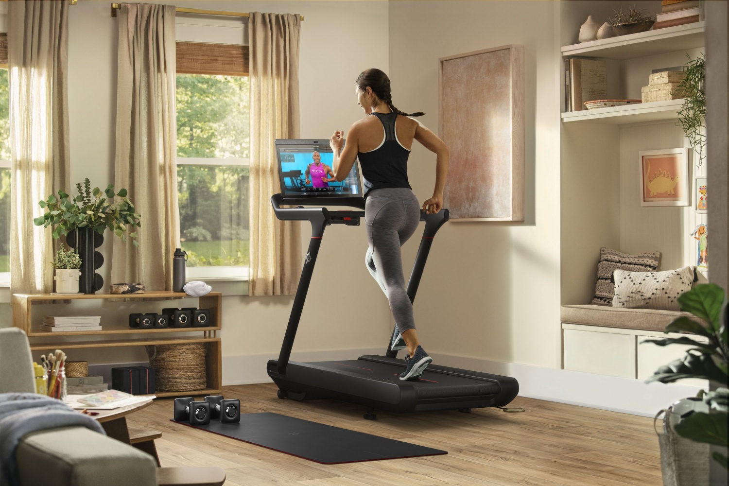 Peloton New Tread Plus: $4,295 Treadmill That Has TV Screen and Apple GymKit Connect 