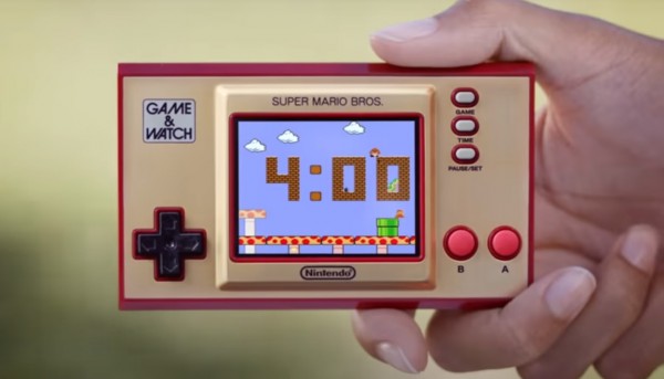 Nintendo Game & Watch em Homenagem aos 35 Anos do Game Super Mario