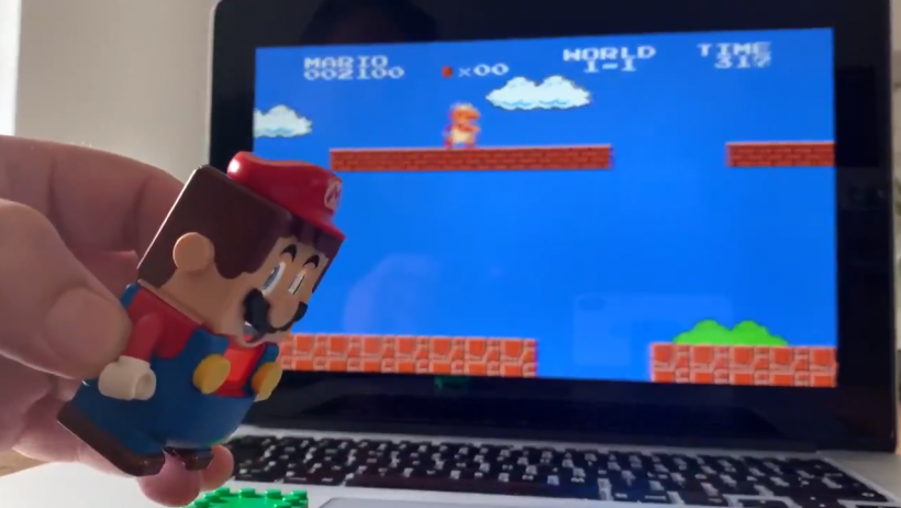 Hacker makes Lego Super Mario controller for Super Mario Bros.